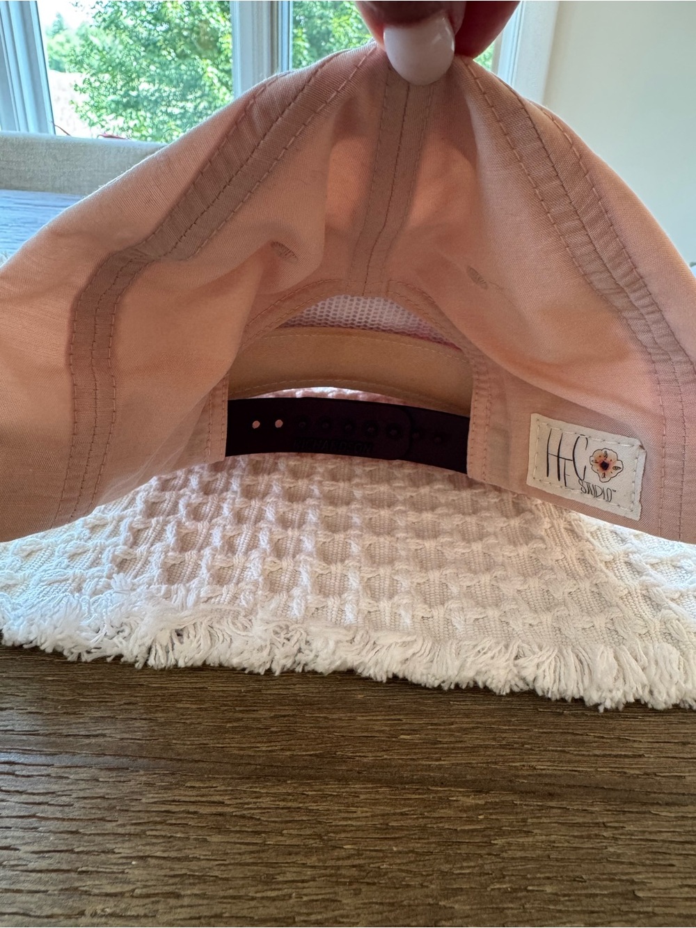 HEC STUDIO one of a kind hand sewn Richardson hat - Picture 3 of 3